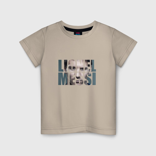Детская Футболка Lionel Messi face (хлопок)