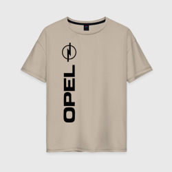 Женская футболка хлопок Oversize Opel