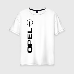 Женская футболка хлопок Oversize Opel