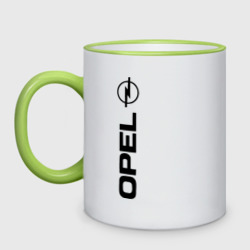 Кружка двухцветная Opel