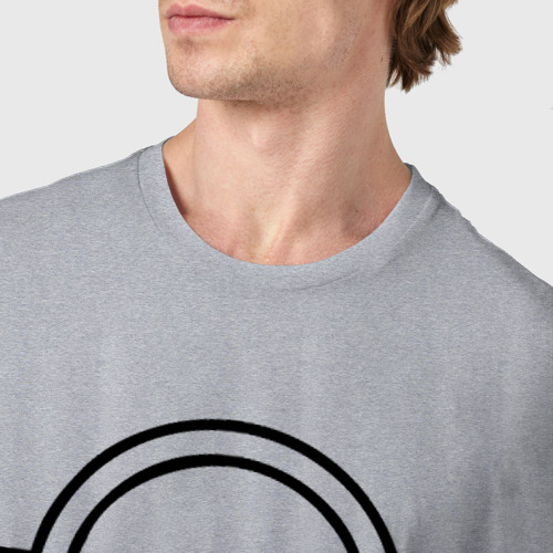 Мужская футболка хлопок OPEL , цвет меланж - фото 6