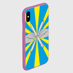 Чехол для iPhone XS Max матовый Флаг ВВС - фото 2