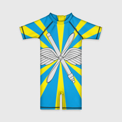 Детский купальный костюм 3D Флаг ВВС