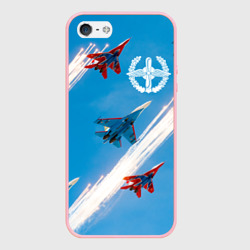 Чехол для iPhone 5/5S матовый Самолеты