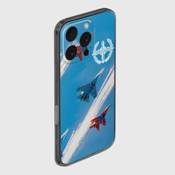 Чехол для iPhone 16 Pro силиконовый с защитой камеры Самолеты - фото 2