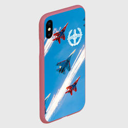 Чехол для iPhone XS Max матовый Самолеты - фото 2