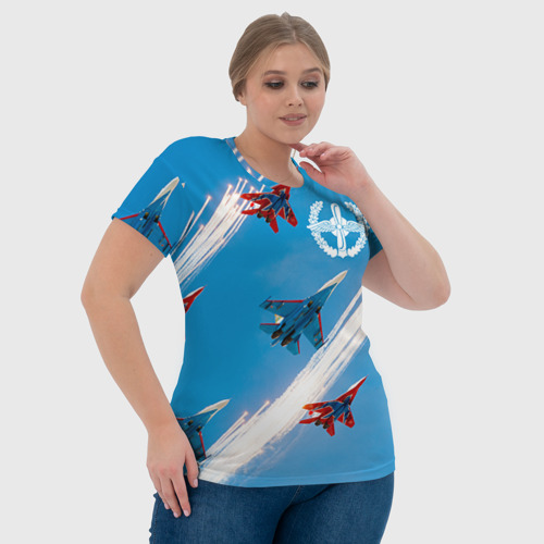 Женская футболка 3D Самолеты - фото 6