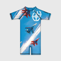 Детский купальный костюм 3D Самолеты