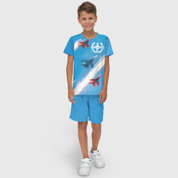 Детский костюм с шортами 3D Самолеты - фото 2