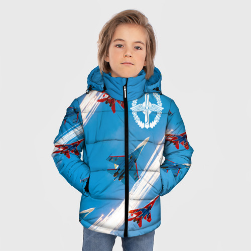 Зимняя куртка для мальчиков 3D Самолеты - фото 3