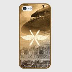 Чехол для iPhone 5/5S матовый Авиация