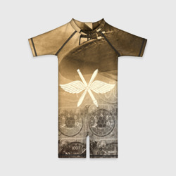 Детский купальный костюм 3D Авиация