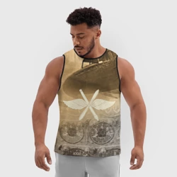 Мужская спортивная майка 3D Авиация - фото 2