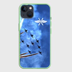 Чехол для iPhone 14 Самолеты в небе