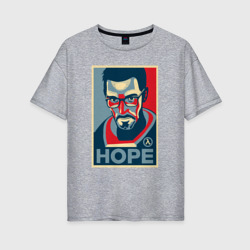 Женская футболка хлопок Oversize Half-Life hope
