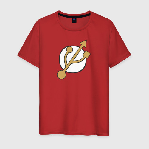 Мужская футболка хлопок The Flash 2.0, цвет красный