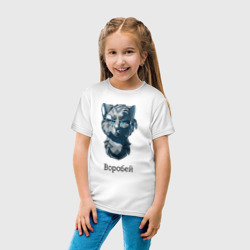 Детская футболка хлопок Коты - Воители. Воробей - фото 2