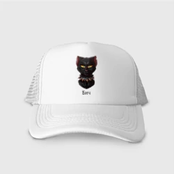 Кепка тракер с сеткой Бич: коты-воители