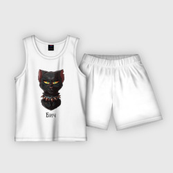 Детская пижама с шортами Бич: коты-воители