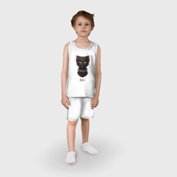 Детская пижама с шортами хлопок Бич: коты-воители - фото 2