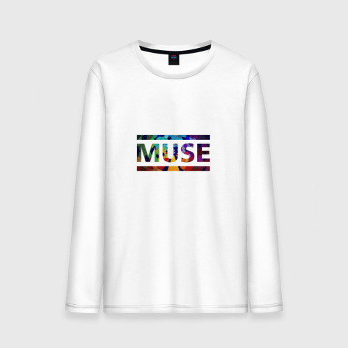 Мужской лонгслив хлопок Muse colour, цвет белый