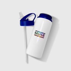 Бутылка для воды с трубочкой Muse colour - фото 2