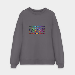 Мужской свитшот oversize без начеса хлопок Muse colour