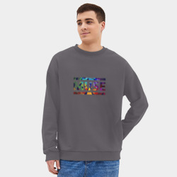 Мужской свитшот oversize без начеса хлопок Muse colour - фото 2
