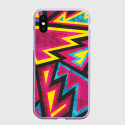 Чехол для iPhone XS Max матовый Геометрия