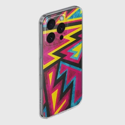 Чехол для iPhone 16 Pro Max силиконовый с защитой камеры Геометрия - фото 2