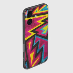 Чехол для iPhone 16 силиконовый с защитой камеры Геометрия - фото 2