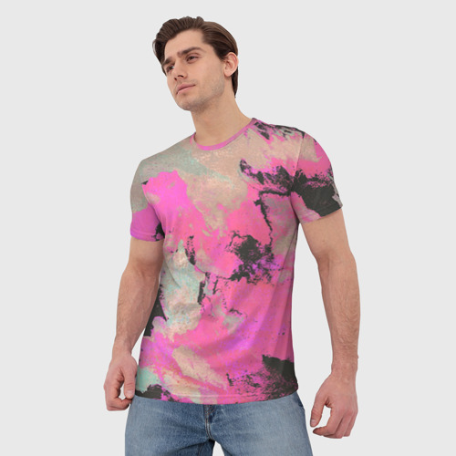 Мужская футболка 3D Краска, цвет 3D печать - фото 3