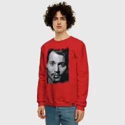 Мужской свитшот хлопок Johnny Depp retro style - фото 2
