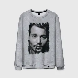 Мужской свитшот хлопок Johnny Depp retro style