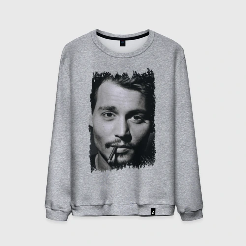 Мужской свитшот хлопок Johnny Depp retro style