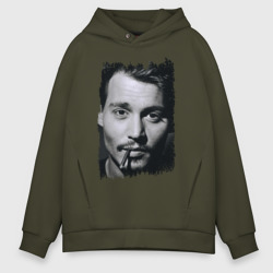 Мужское худи Oversize хлопок Johnny Depp retro style