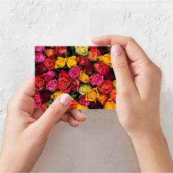 Поздравительная открытка Цветы - фото 2