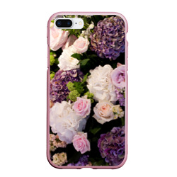 Чехол для iPhone 7Plus/8 Plus матовый Цветы