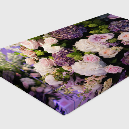 Холст прямоугольный Цветы, цвет 3D печать - фото 4