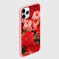 Чехол для iPhone 11 Pro матовый Цветы - фото 2