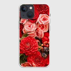 Чехол для iPhone 13 mini Цветы