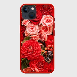 Чехол для iPhone 14 Цветы