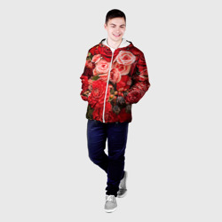 Мужская куртка 3D Цветы - фото 2
