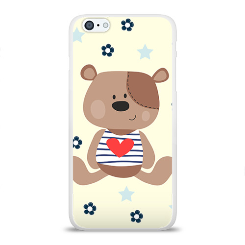 Чехол для Apple iPhone 6Plus/6SPlus силиконовый глянцевый Мишка Фото 01 Чехол для Apple iPhone 6Plus/6SPlus силиконовый глянцевый Мишка Фото 01