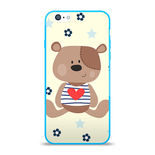 Чехол для iPhone 6/6S глянцевый Мишка Фото 01 Чехол для iPhone 6/6S глянцевый Мишка Фото 01