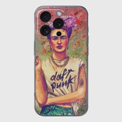 Чехол для iPhone 16 Pro Max силиконовый с защитой камеры Фрида