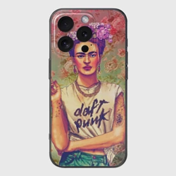 Чехол для iPhone 16 Pro силиконовый с защитой камеры Фрида