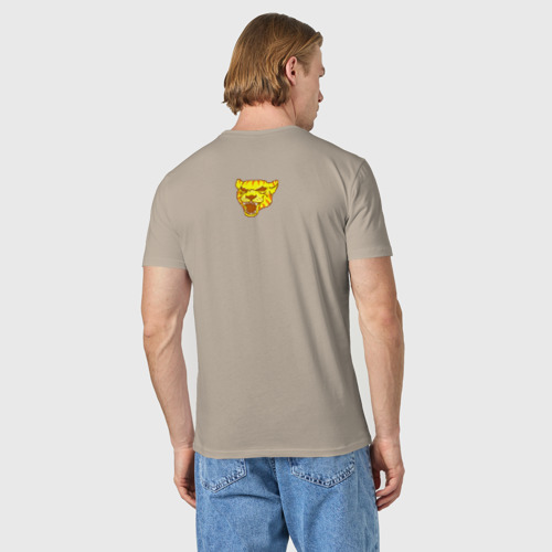 Мужская футболка хлопок Hotline Miami 2, цвет миндальный - фото 4