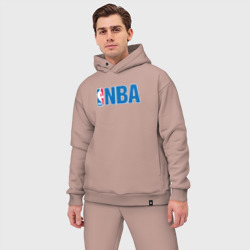 Мужской костюм oversize хлопок NBA - фото 2