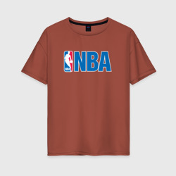 Женская футболка хлопок Oversize NBA